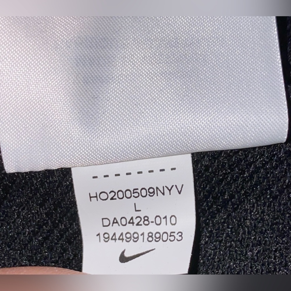 Nike Dri-Fit‎ Women L Crop Sweatshirt Sporty Oversize Athletic Workout NEW - Picture 6 of 10